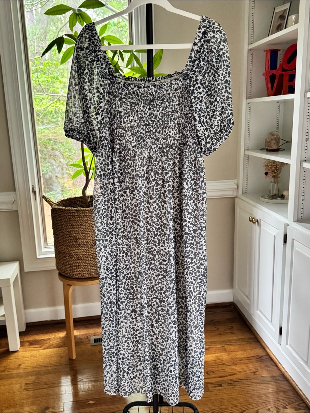 Baum und Pferdgarten Judith Floral Dress in Ink Color
